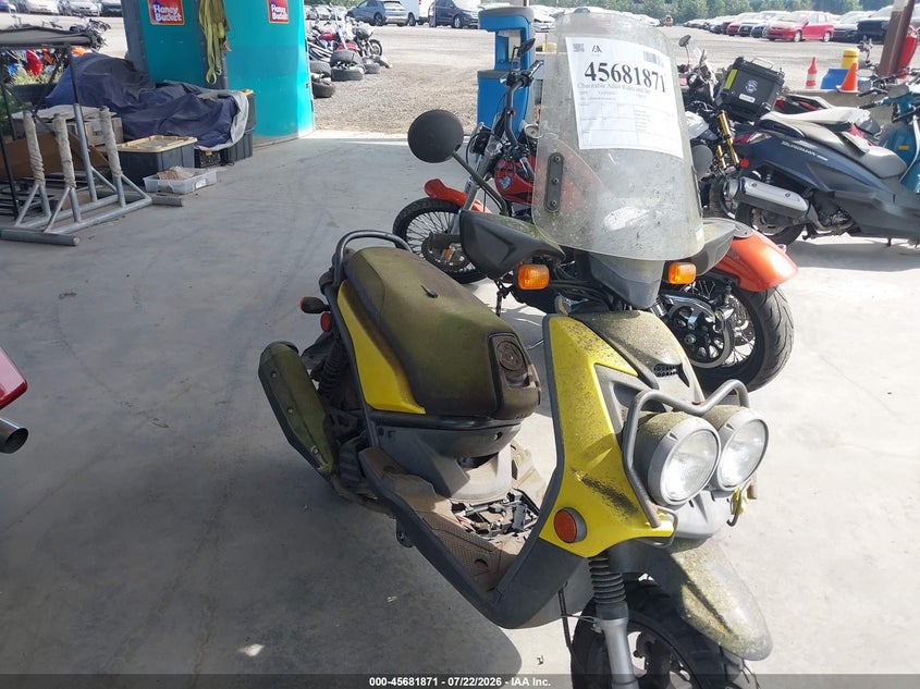 2009 Yamaha YW125 VIN LPRSE48Y69A008245 IAAI salvage auction — NORMAL WEAR, Clear (Washington), sold $325 on 2026-08-19 (photo 1)