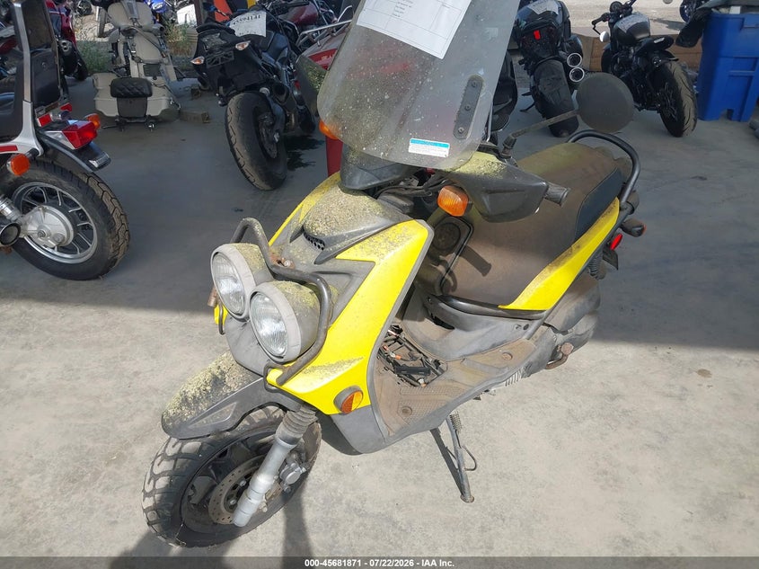 2009 Yamaha YW125 VIN LPRSE48Y69A008245 IAAI salvage auction — NORMAL WEAR, Clear (Washington), sold $325 on 2026-08-19 (photo 2)