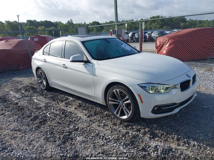 2017 BMW 3er VIN WBA8B9G59HNU49188 IAAI salvage auction — REAR END, Wait Title, sold $5,550 on 2026-08-13 (photo 1)