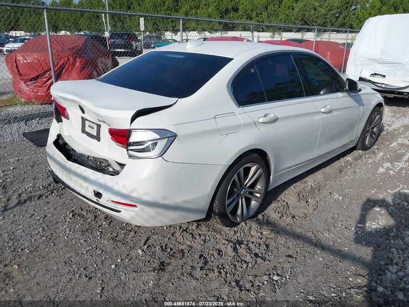 2017 BMW 3er VIN WBA8B9G59HNU49188 IAAI salvage auction — REAR END, Wait Title, sold $5,550 on 2026-08-13 (photo 4)