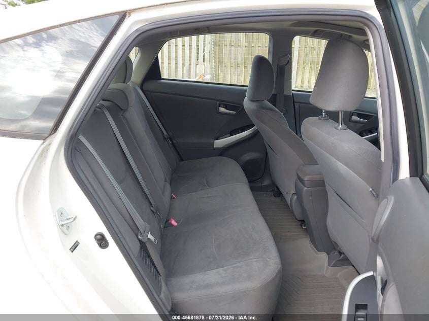 2011 Toyota Prius VIN JTDKN3DU2B5342015 IAAI salvage auction — NORMAL WEAR, Clear (Virginia), sold $1,350 on 2026-07-27 (photo 8)