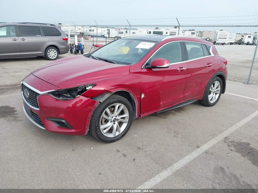 2019 Infiniti Qx30 VIN SJKCH5CP0KA009562 IAAI salvage auction — LEFT FRONT, Certificate Of Title (Nebraska), sold $3,400 on 2026-08-22 (photo 2)