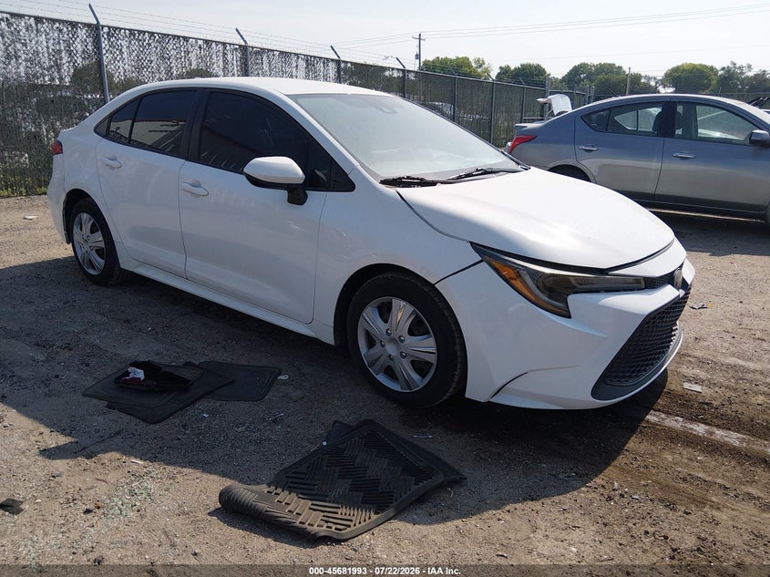 2020 Toyota Corolla VIN JTDEPRAE4LJ005541 IAAI salvage auction — HAIL, Clear (Kansas), sold $25 on 2026-07-24 (photo 1)