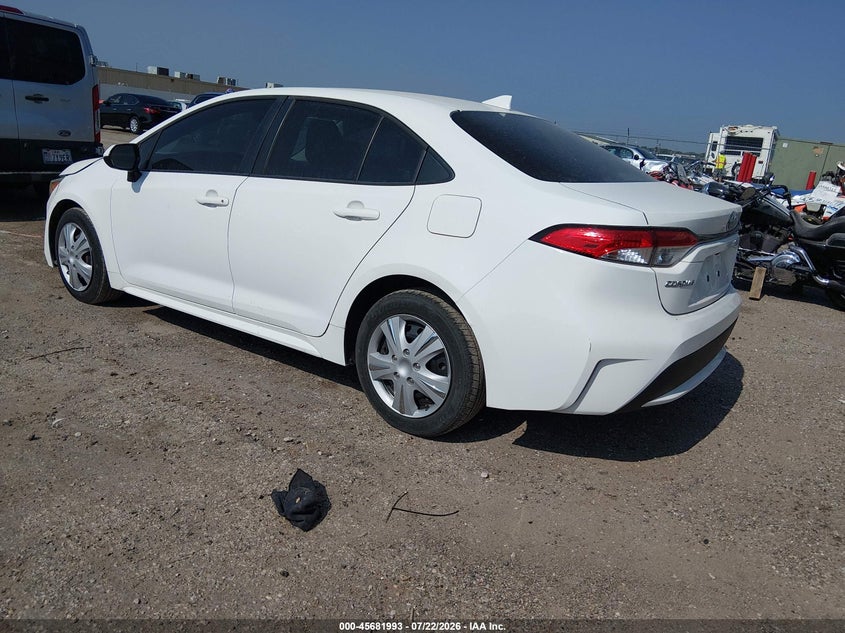 2020 Toyota Corolla VIN JTDEPRAE4LJ005541 IAAI salvage auction — HAIL, Clear (Kansas), sold $25 on 2026-07-24 (photo 3)