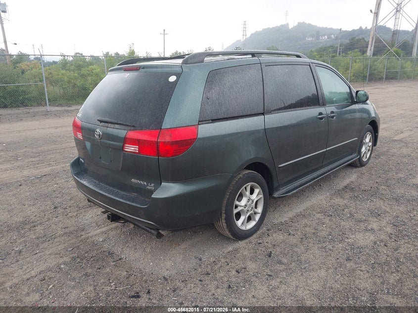 2004 Toyota Sienna VIN 5TDBA23C04S009887 IAAI salvage auction — NORMAL WEAR, Clear (Pennsylvania), sold $175 on 2026-07-28 (photo 4)