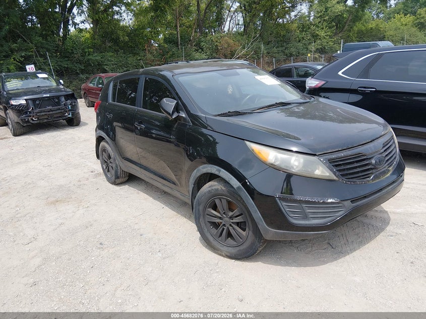 2012 Kia Sportage VIN KNDPB3A26C7324379 IAAI salvage auction — NORMAL WEAR, Clear (Indiana), sold $900 on 2026-07-29 (photo 1)