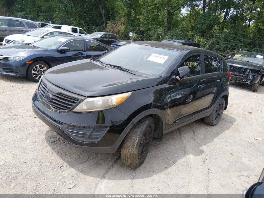 2012 Kia Sportage VIN KNDPB3A26C7324379 IAAI salvage auction — NORMAL WEAR, Clear (Indiana), sold $900 on 2026-07-29 (photo 2)