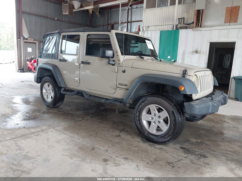 2018 Jeep Wrangler unlimited VIN 1C4BJWDG1JL812021 IAAI salvage auction — NORMAL WEAR, Repossession Paperwork (Georgia), sold $7,200 on 2026-08-19 (photo 1)