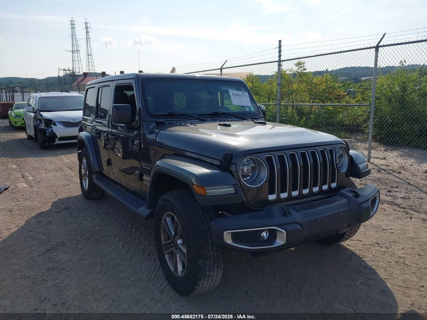 2018 Jeep Wrangler / VIN 1C4HJXEGXJW147858 — IAAI salvage auction photo