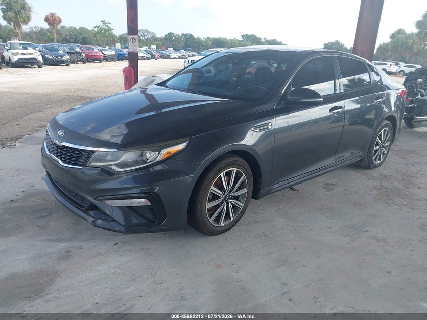2019 Kia Optima VIN 5XXGT4L32KG321218 IAAI salvage auction — NORMAL WEAR, Clear (Florida), sold $800 on 2026-07-28 (photo 2)