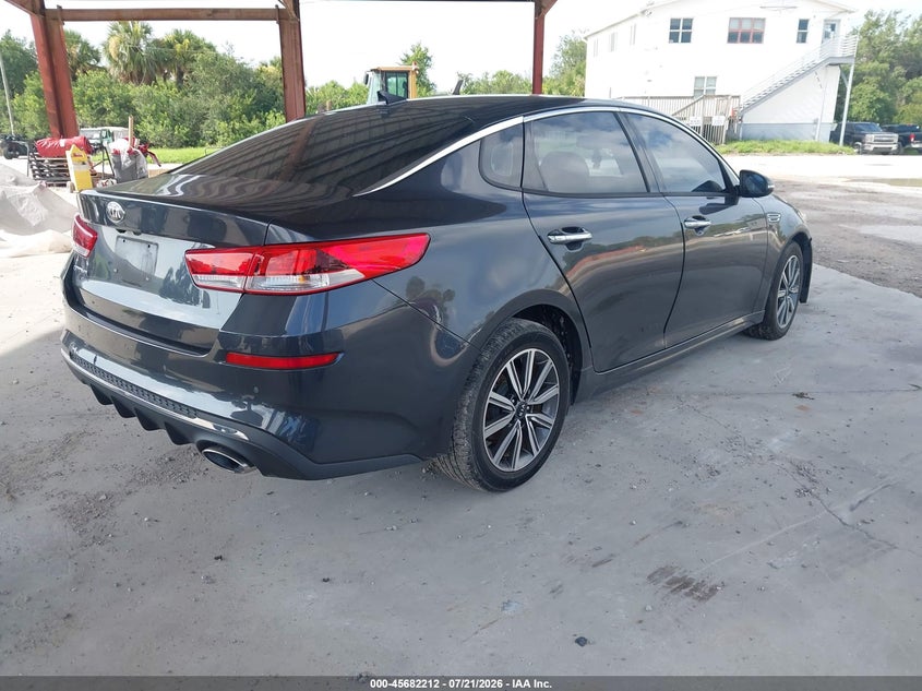 2019 Kia Optima VIN 5XXGT4L32KG321218 IAAI salvage auction — NORMAL WEAR, Clear (Florida), sold $800 on 2026-07-28 (photo 4)