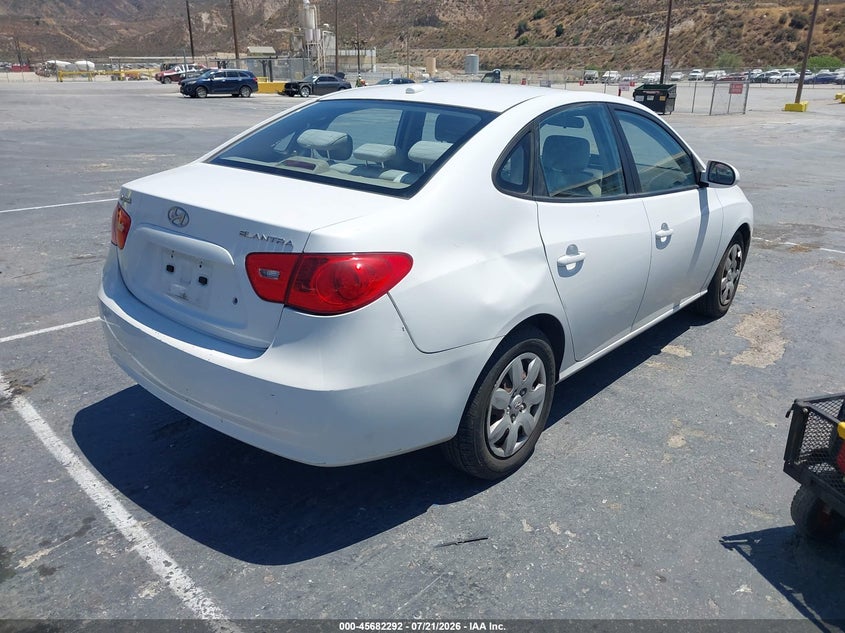 2008 Hyundai Elantra VIN KMHDU46D98U435977 IAAI salvage auction — NORMAL WEAR, Clear (Kansas), sold $25 on 2026-07-29 (photo 4)