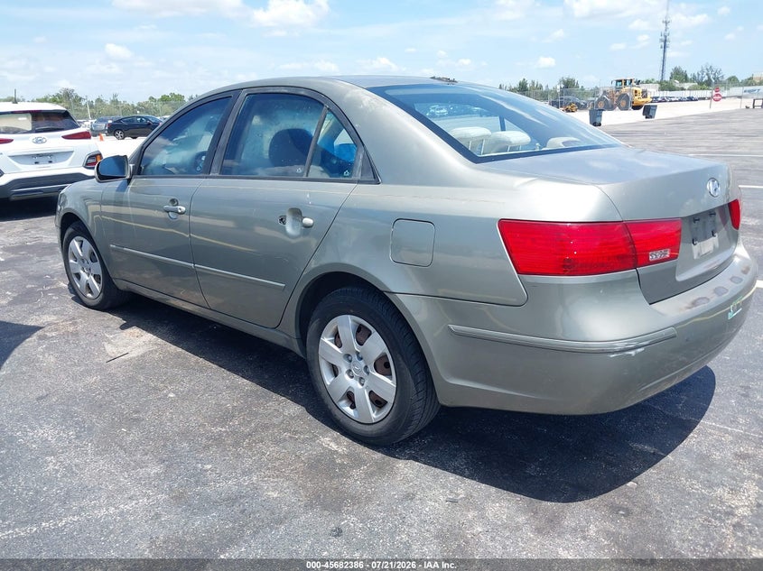 2009 Hyundai Sonata VIN 5NPET46C69H438608 IAAI salvage auction — RIGHT FRONT, Rebuildable (Florida), sold $550 on 2026-08-02 (photo 3)