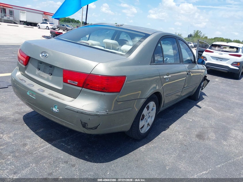 2009 Hyundai Sonata VIN 5NPET46C69H438608 IAAI salvage auction — RIGHT FRONT, Rebuildable (Florida), sold $550 on 2026-08-02 (photo 4)