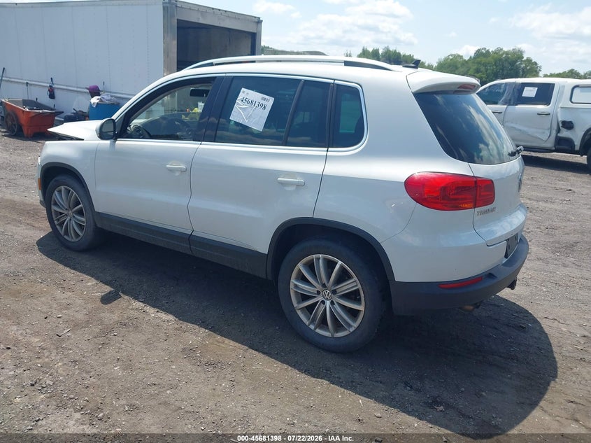 2015 Volkswagen Tiguan VIN WVGBV7AX5FW506200 IAAI salvage auction — FRONT END, Salvage Title, sold $750 on 2026-08-18 (photo 3)