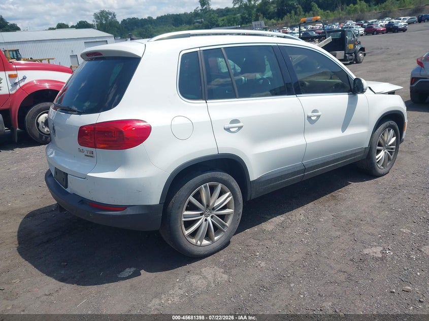 2015 Volkswagen Tiguan VIN WVGBV7AX5FW506200 IAAI salvage auction — FRONT END, Salvage Title, sold $750 on 2026-08-18 (photo 4)