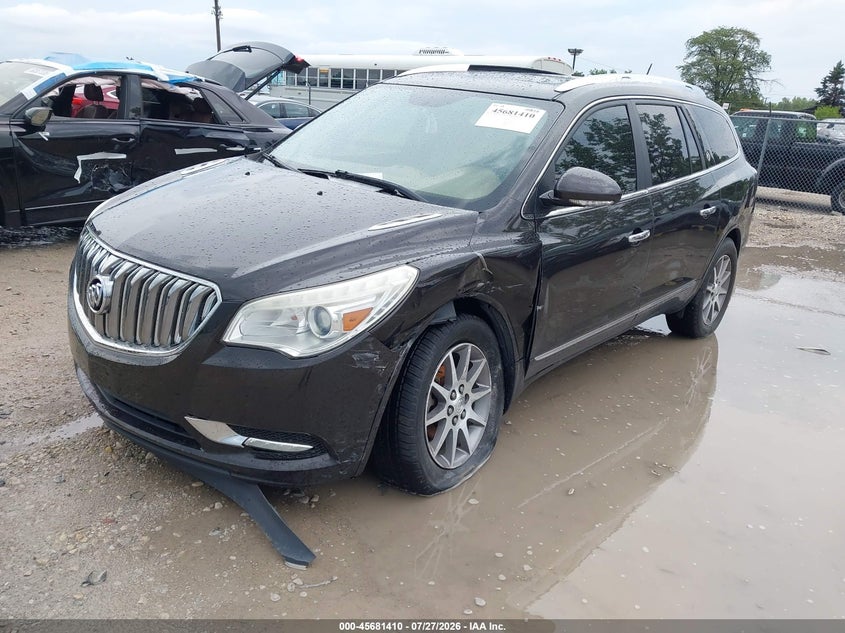 2014 Buick Enclave VIN 5GAKRBKD1EJ171529 IAAI salvage auction — FRONT END, Salvage (Illinois), sold $600 on 2026-09-25 (photo 2)