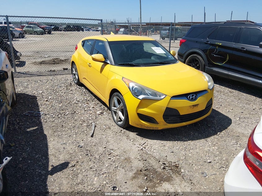 2016 Hyundai Veloster VIN KMHTC6AD7GU279910 IAAI salvage auction — NORMAL WEAR, Original (Texas), sold $650 on 2026-07-28 (photo 1)