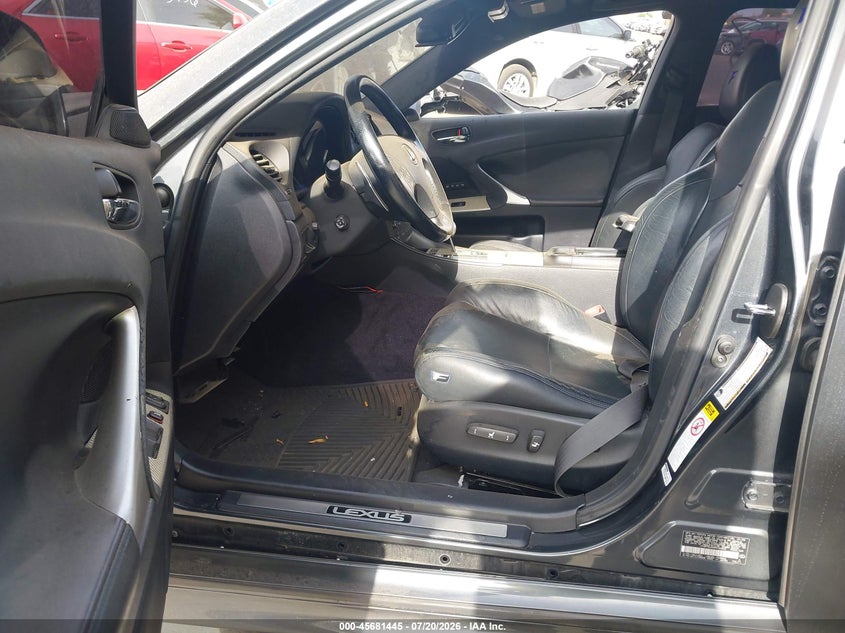 2008 Lexus Is f VIN JTHBP262685000462 IAAI salvage auction — FRONT END, Salvage Certificate (California), sold $50 on 2026-07-24 (photo 5)