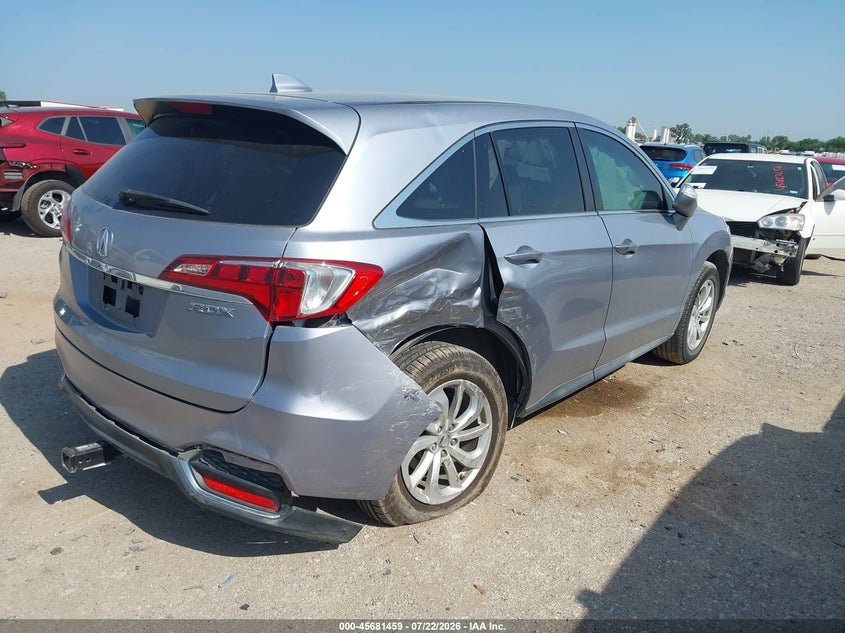 2016 Acura Rdx VIN 5J8TB3H31GL005936 IAAI salvage auction — RIGHT REAR, Salvage Title, sold $100 on 2026-09-08 (photo 4)