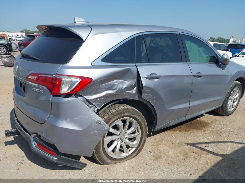 2016 Acura Rdx VIN 5J8TB3H31GL005936 IAAI salvage auction — RIGHT REAR, Salvage Title, sold $100 on 2026-09-08 (photo 6)