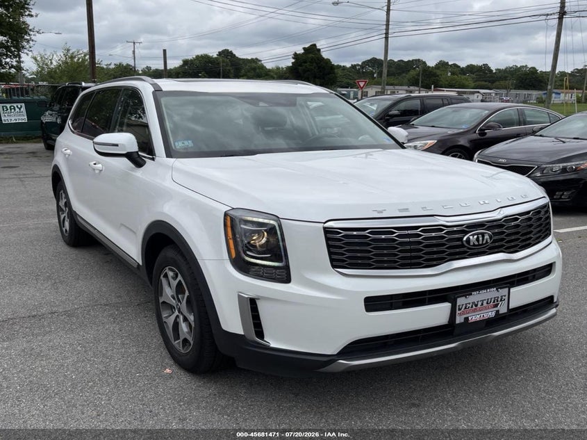 2020 Kia Telluride VIN 5XYP3DHCXLG012960 IAAI salvage auction — NORMAL WEAR, Clear (Virginia), sold $3,750 on 2026-07-29 (photo 1)