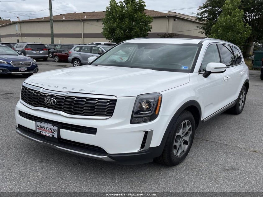 2020 Kia Telluride VIN 5XYP3DHCXLG012960 IAAI salvage auction — NORMAL WEAR, Clear (Virginia), sold $3,750 on 2026-07-29 (photo 2)