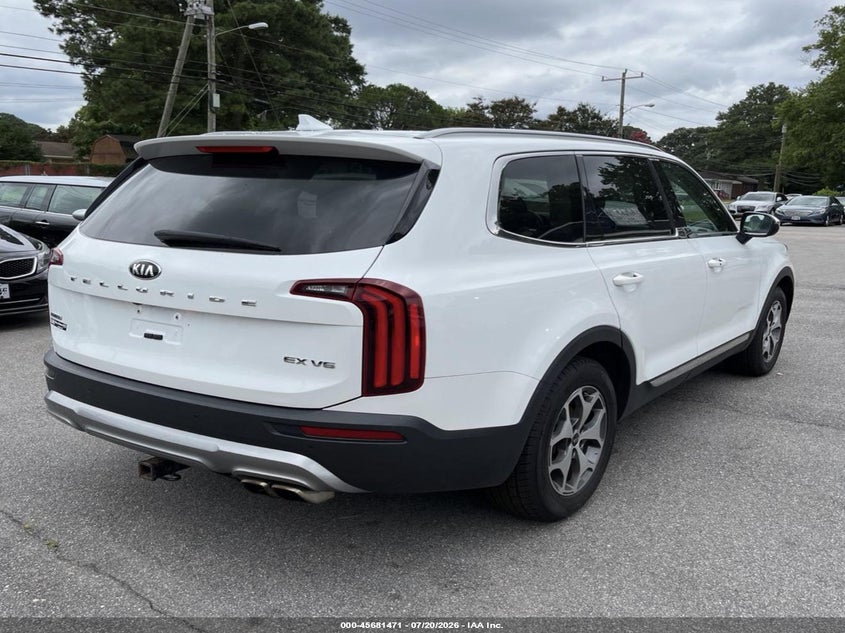 2020 Kia Telluride VIN 5XYP3DHCXLG012960 IAAI salvage auction — NORMAL WEAR, Clear (Virginia), sold $3,750 on 2026-07-29 (photo 4)