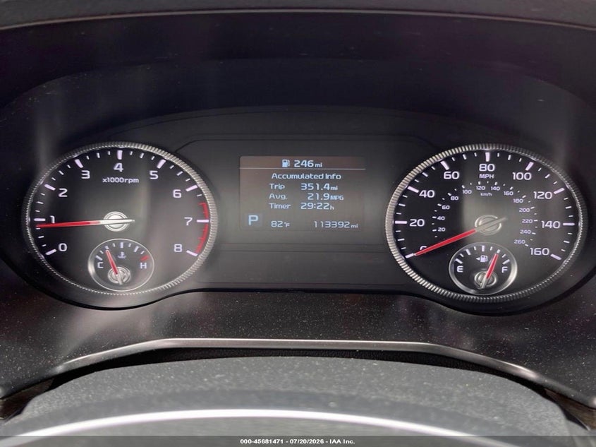 2020 Kia Telluride VIN 5XYP3DHCXLG012960 IAAI salvage auction — NORMAL WEAR, Clear (Virginia), sold $3,750 on 2026-07-29 (photo 6)