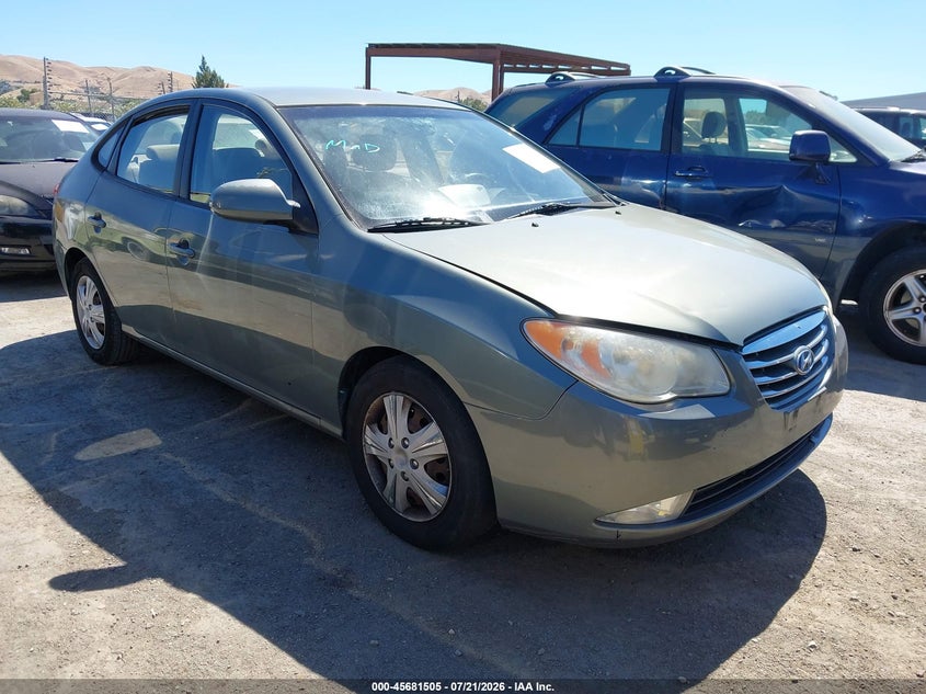 2010 Hyundai Elantra VIN KMHDU4AD1AU844195 IAAI salvage auction — NORMAL WEAR, Clear - Dealer Only (California), sold $25 on 2026-07-30 (photo 1)