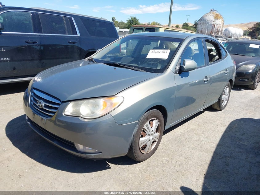 2010 Hyundai Elantra VIN KMHDU4AD1AU844195 IAAI salvage auction — NORMAL WEAR, Clear - Dealer Only (California), sold $25 on 2026-07-30 (photo 2)