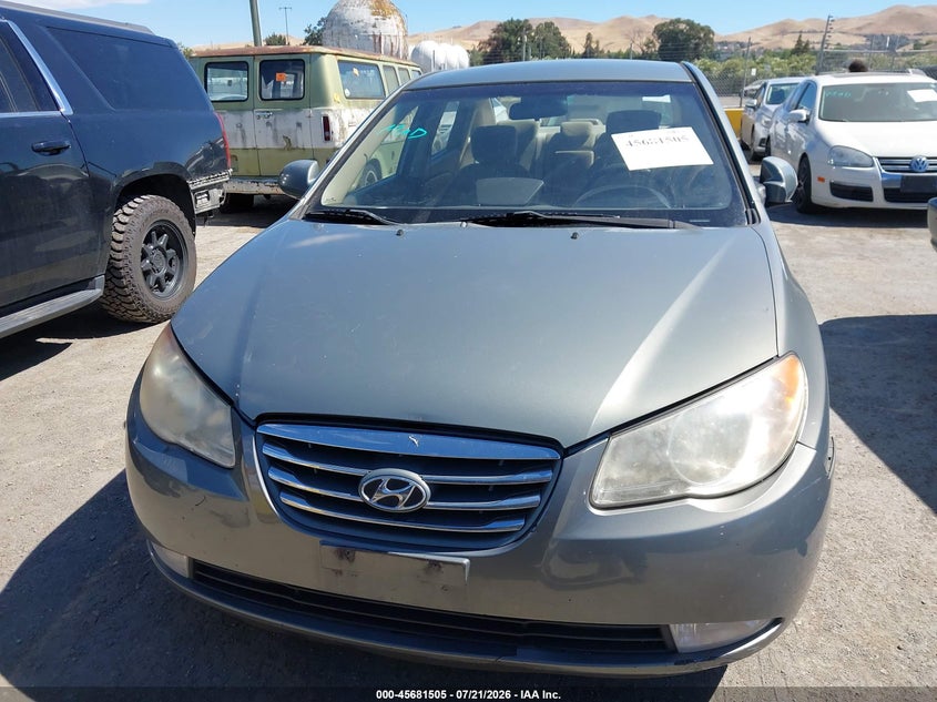 2010 Hyundai Elantra VIN KMHDU4AD1AU844195 IAAI salvage auction — NORMAL WEAR, Clear - Dealer Only (California), sold $25 on 2026-07-30 (photo 6)