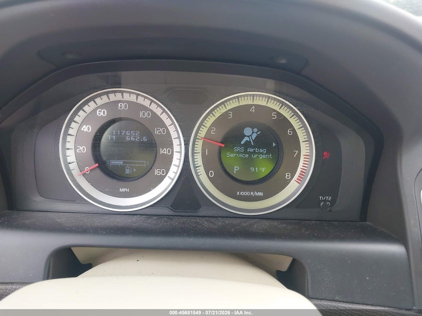 2012 Volvo Xc60 VIN YV4902DZ1C2289309 IAAI salvage auction — FRONT END, Wait Title, sold $775 on 2026-08-19 (photo 7)