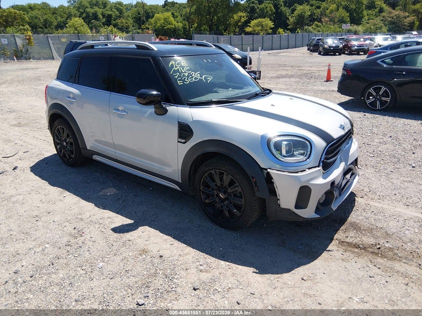 2021 Mini Countryman VIN WMZ23BR08M3N19218 IAAI salvage auction — FRONT END, Salvage (Idaho), sold $5,200 on 2026-08-11 (photo 1)