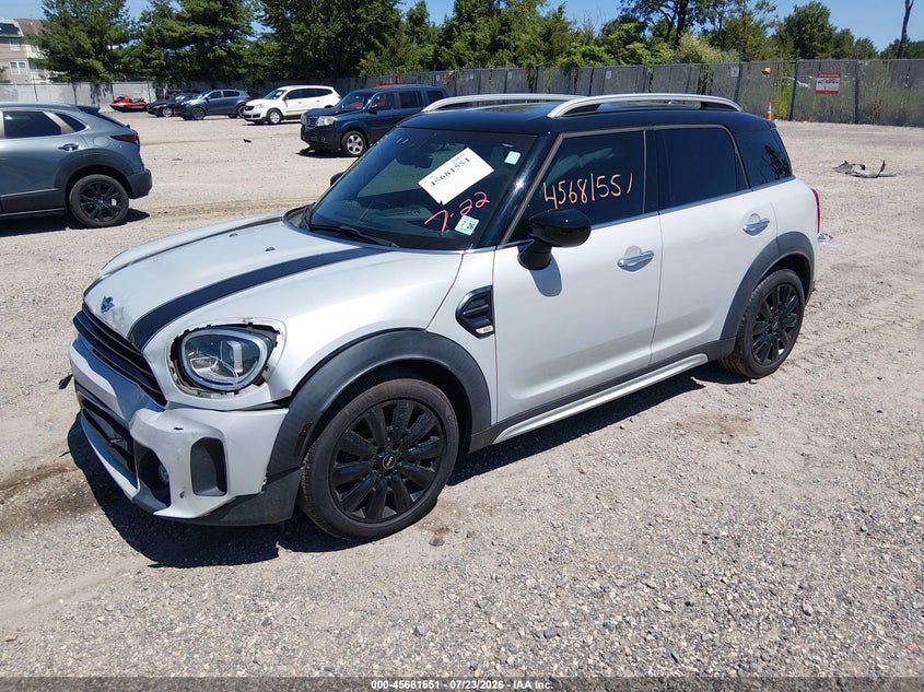 2021 Mini Countryman VIN WMZ23BR08M3N19218 IAAI salvage auction — FRONT END, Salvage (Idaho), sold $5,200 on 2026-08-11 (photo 2)