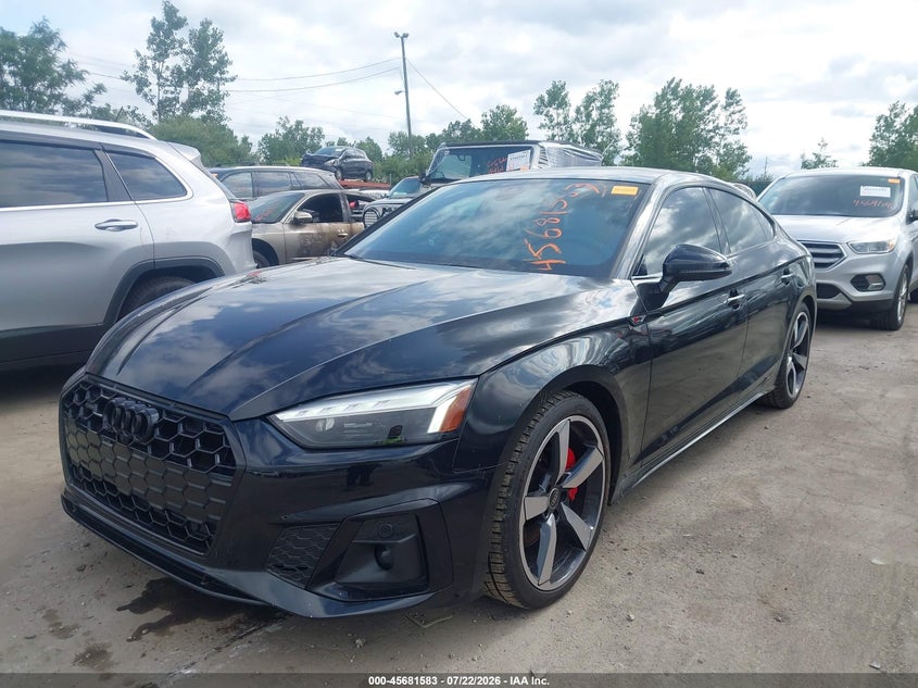 2024 Audi A5 VIN WAUFACF52RA037468 IAAI salvage auction — HAIL, Salvage (Ohio), sold $23,250 on 2026-08-25 (photo 2)
