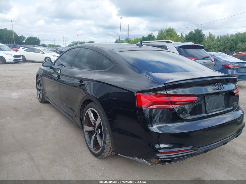 2024 Audi A5 VIN WAUFACF52RA037468 IAAI salvage auction — HAIL, Salvage (Ohio), sold $23,250 on 2026-08-25 (photo 3)