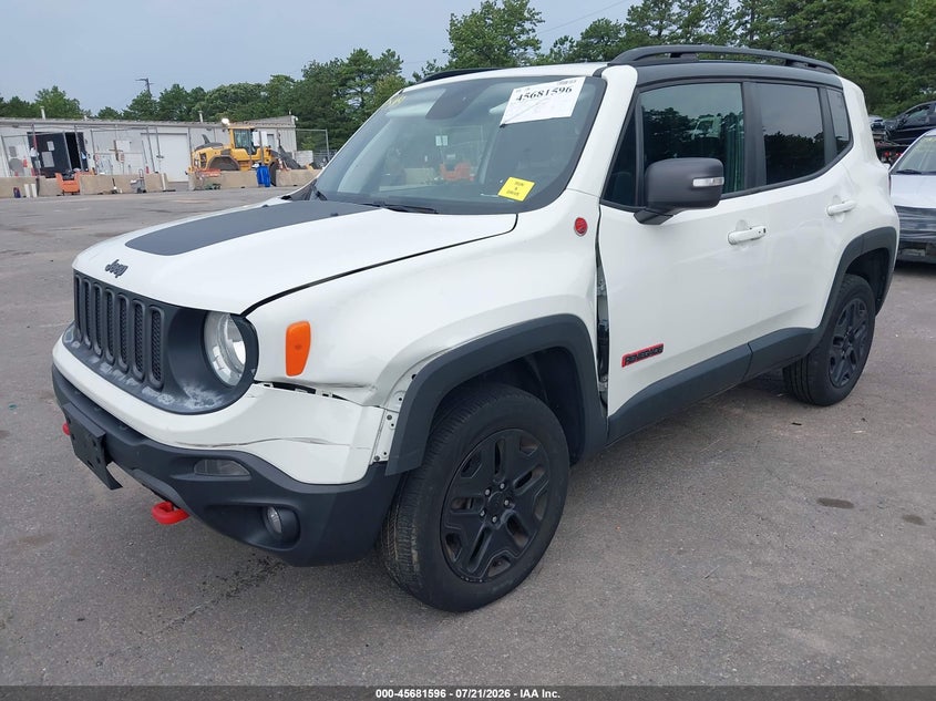 2018 Jeep Renegade VIN ZACCJBCB3JPG86713 IAAI salvage auction — REAR END, Wait Title, sold $2,050 on 2026-08-03 (photo 2)