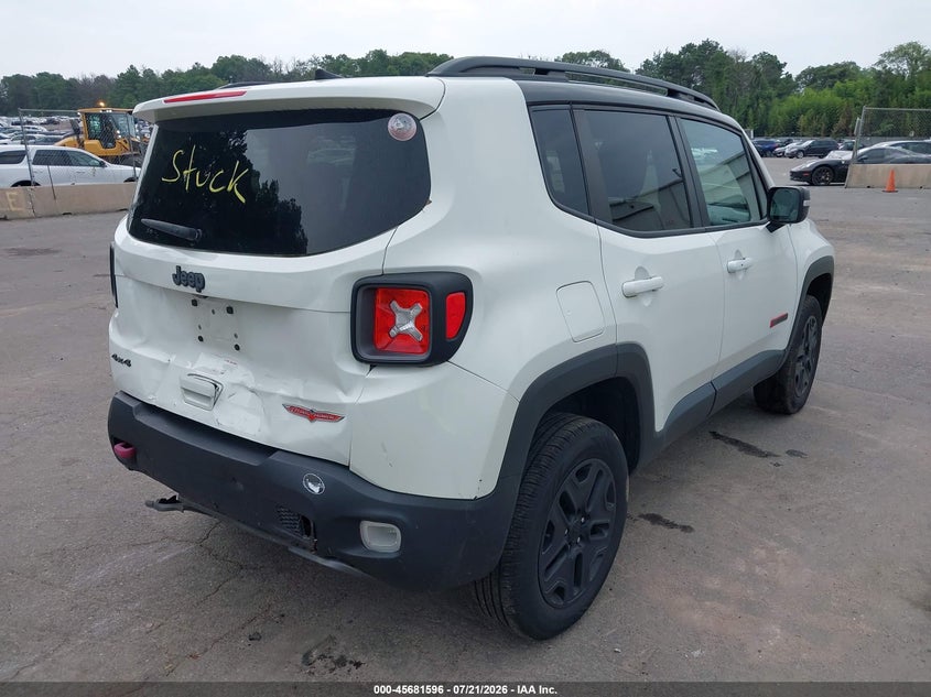 2018 Jeep Renegade VIN ZACCJBCB3JPG86713 IAAI salvage auction — REAR END, Wait Title, sold $2,050 on 2026-08-03 (photo 4)