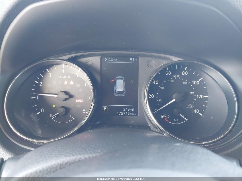 2017 Nissan Rogue VIN KNMAT2MV1HP572937 IAAI salvage auction — NORMAL WEAR, Clear (Florida), sold $575 on 2026-07-28 (photo 7)