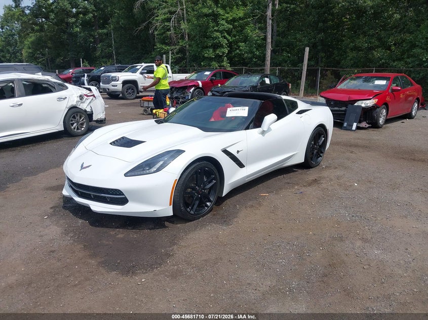 2018 Chevrolet Corvette VIN 1G1YB2D7XJ5103522 IAAI salvage auction — THEFT, Wait Title, sold $24,475 on 2026-09-03 (photo 2)