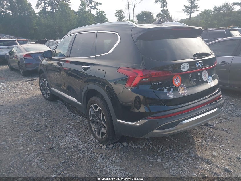 2021 Hyundai Santa fe VIN KM8S3DA11MU008875 IAAI salvage auction — ALL OVER, Clear (Georgia), sold $4,650 on 2026-07-28 (photo 3)