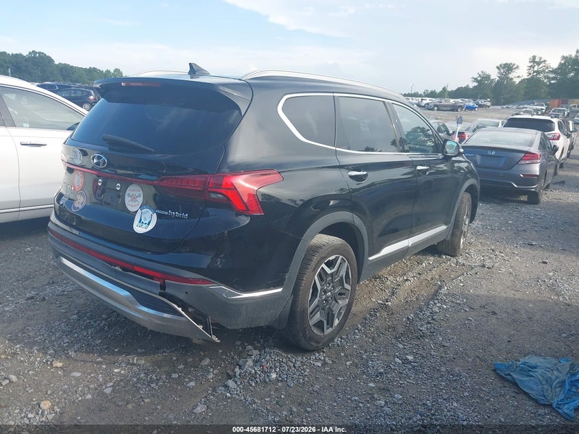 2021 Hyundai Santa fe VIN KM8S3DA11MU008875 IAAI salvage auction — ALL OVER, Clear (Georgia), sold $4,650 on 2026-07-28 (photo 4)