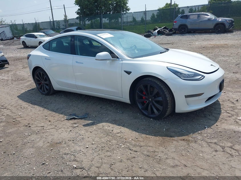 2020 Tesla Model 3 VIN 5YJ3E1EC2LF641390 IAAI salvage auction — FRONT END, Salvage (Idaho), sold $6,900 on 2026-09-05 (photo 1)