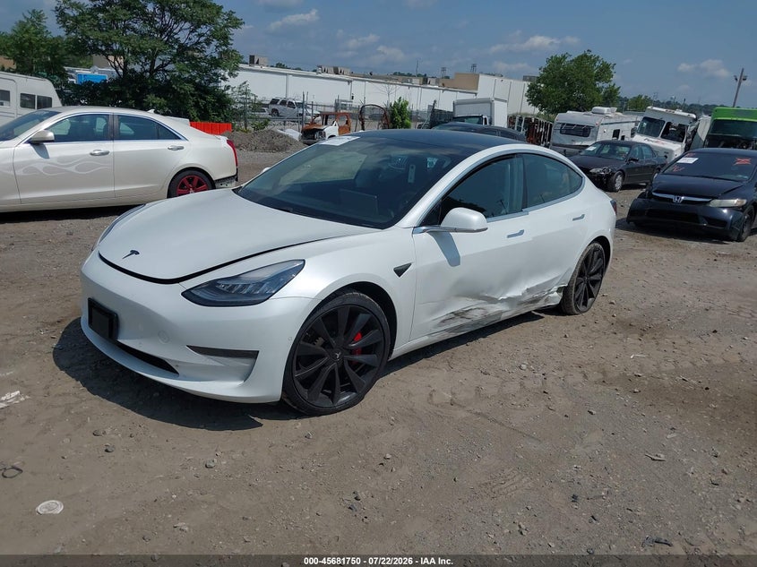 2020 Tesla Model 3 VIN 5YJ3E1EC2LF641390 IAAI salvage auction — FRONT END, Salvage (Idaho), sold $6,900 on 2026-09-05 (photo 2)