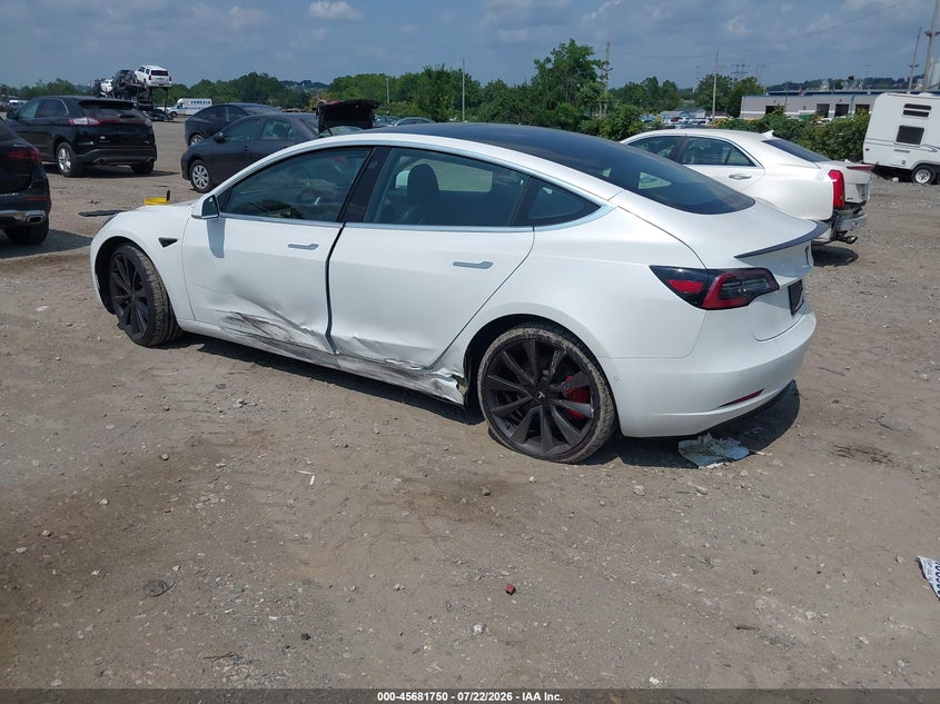 2020 Tesla Model 3 VIN 5YJ3E1EC2LF641390 IAAI salvage auction — FRONT END, Salvage (Idaho), sold $6,900 on 2026-09-05 (photo 3)