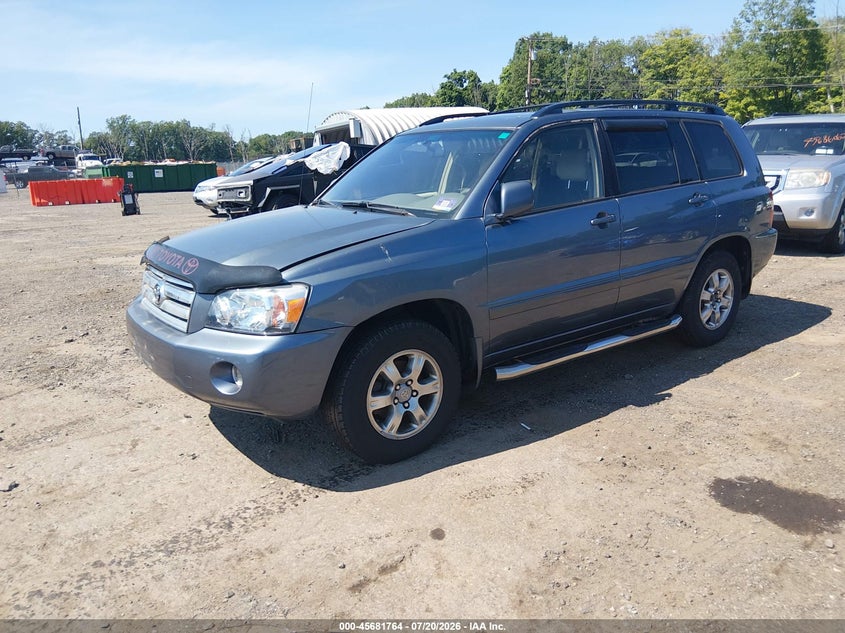 2004 Toyota Highlander VIN JTEEP21A340056326 IAAI salvage auction — NORMAL WEAR, Clear (New Jersey), sold $750 on 2026-07-23 (photo 2)