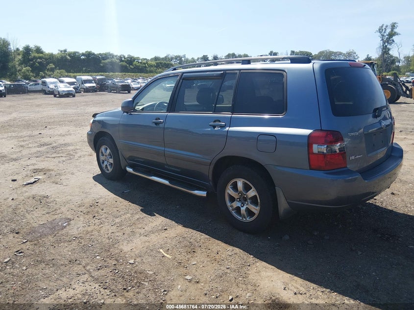 2004 Toyota Highlander VIN JTEEP21A340056326 IAAI salvage auction — NORMAL WEAR, Clear (New Jersey), sold $750 on 2026-07-23 (photo 3)