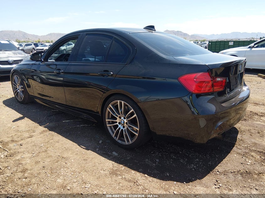 2013 BMW 3er VIN WBA3A9G59DNP37266 IAAI salvage auction — NORMAL WEAR, Clear-Dealer Only (Arizona), sold $3,750 on 2026-07-28 (photo 3)