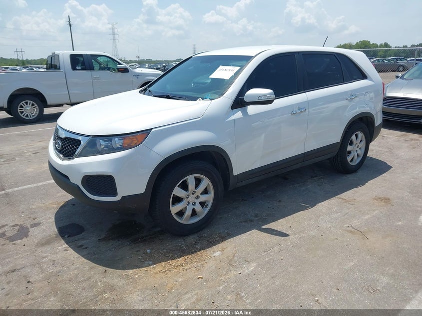 2011 Kia Sorento VIN 5XYKT3A14BG013503 IAAI salvage auction — NORMAL WEAR, Clear (Tennessee), sold $1,150 on 2026-07-28 (photo 2)